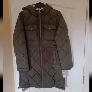 Brand New Women's Hooded Anorak Puffer Coat